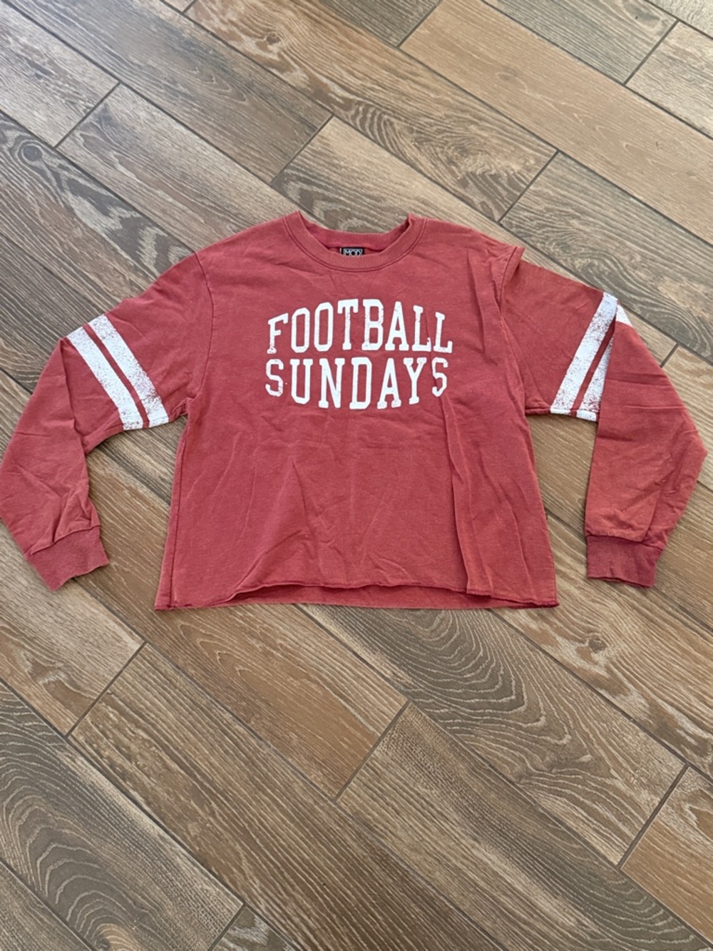 Modern Lux Rose-Coral Crewneck Sweatshirt - Football Sundays